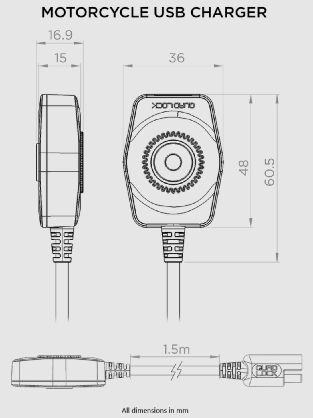 QUAD LOCK USB Charger