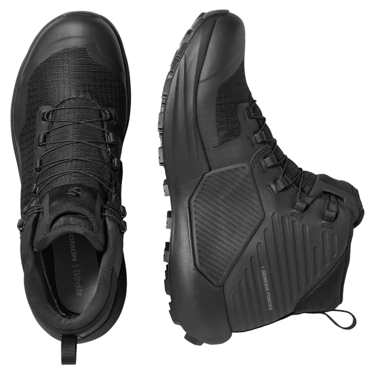 calzature tattiche SALOMON Genesis Forces Mid GTX nere