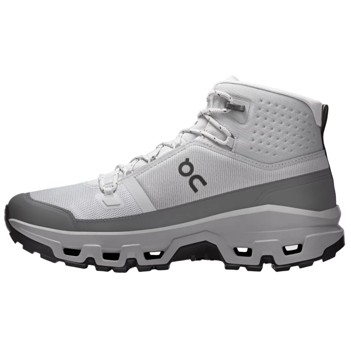 ON shoes Cloudrock Mid WP glacier/alloy