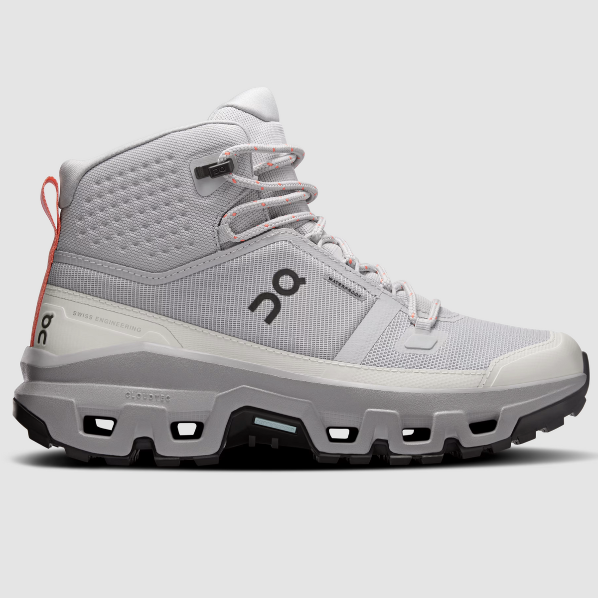 ON shoes Cloudrock Mid WP W glacier/alloy