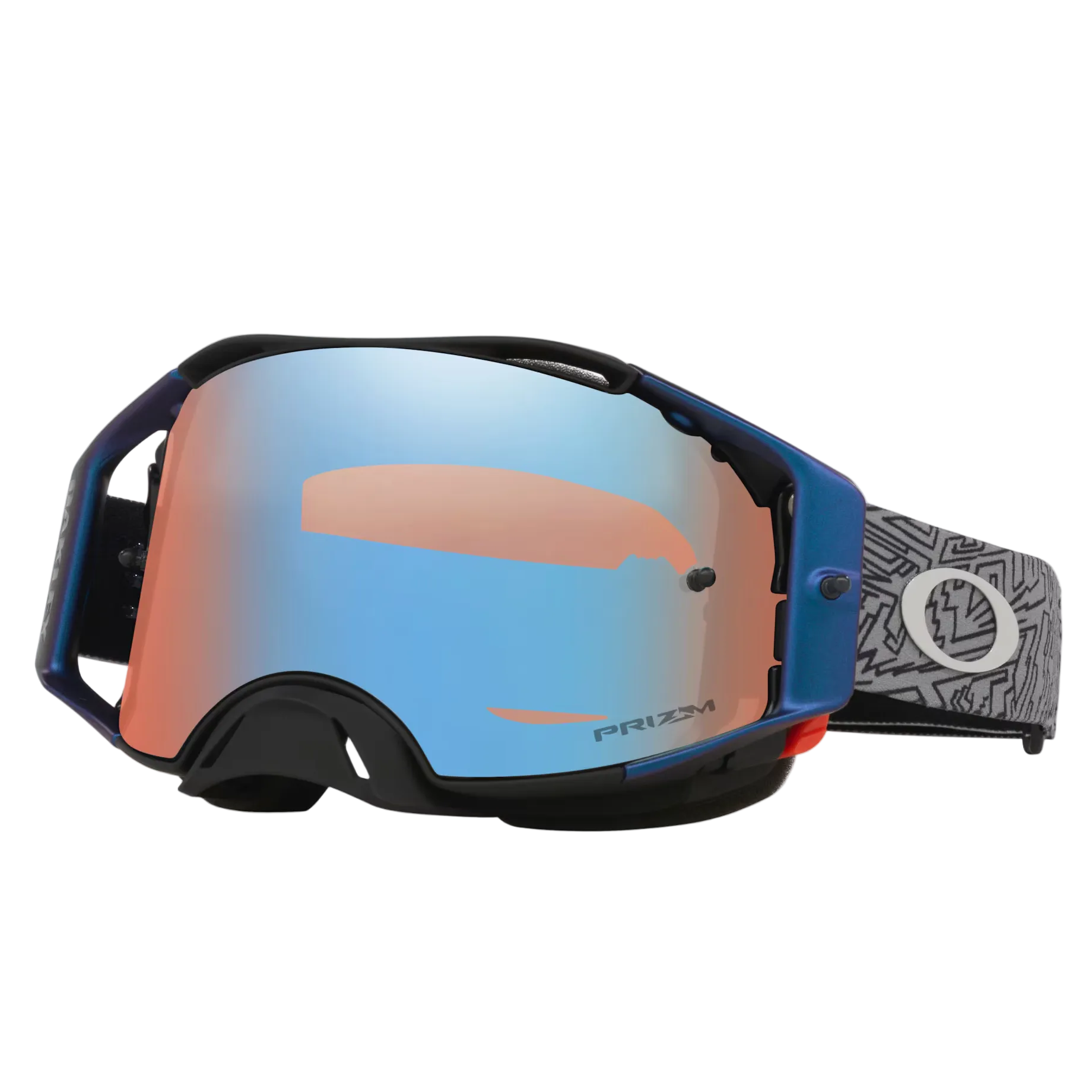 OAKLEY MX goggles Airbrake grey strike w/prizm sapphire