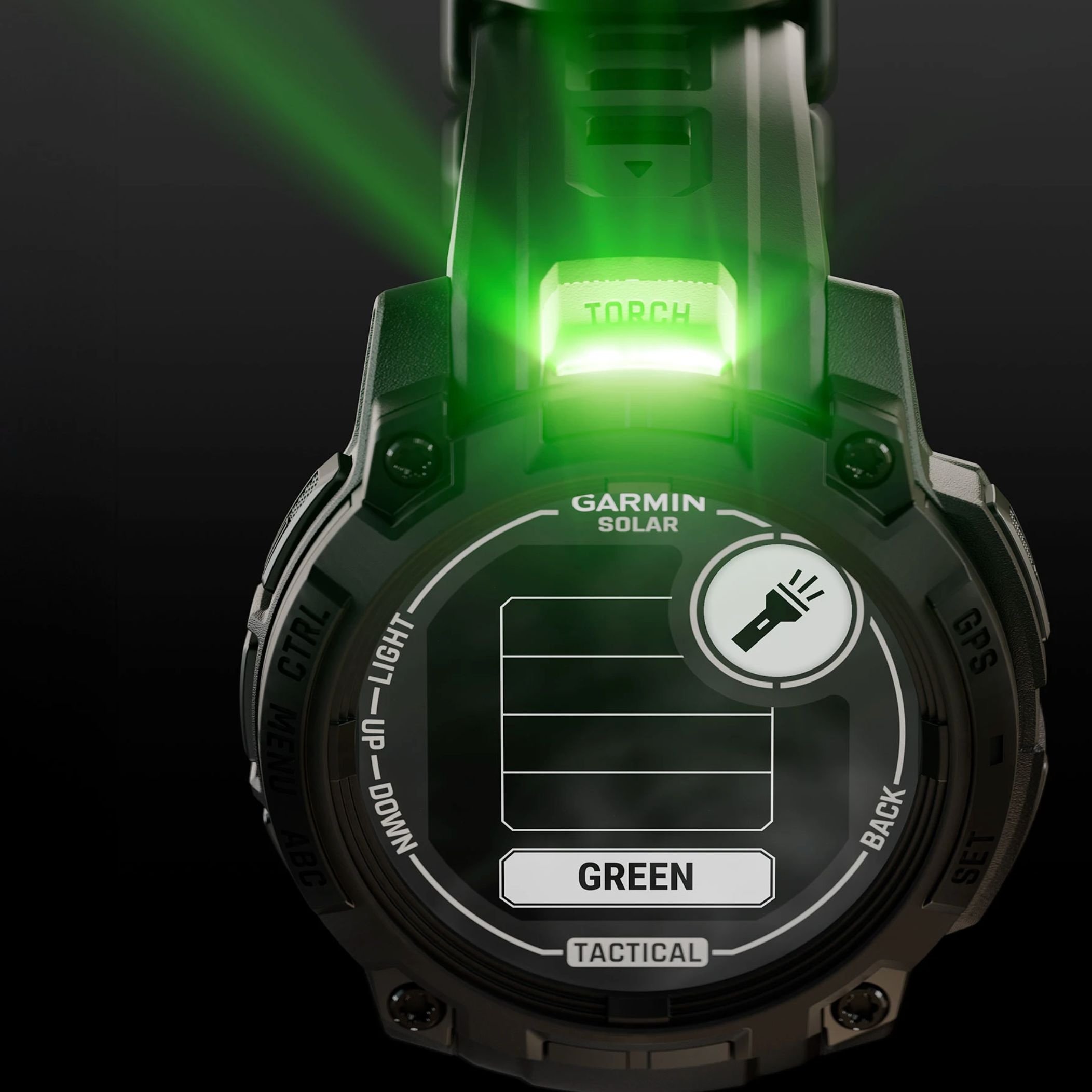 GARMIN Instinct 3 Tactical Solar 45mm nero