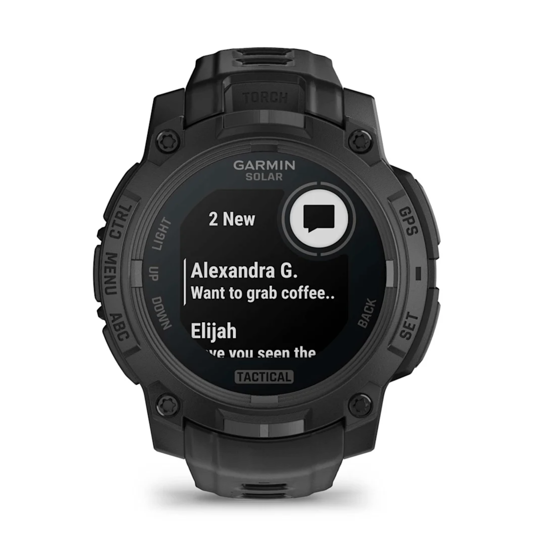 GARMIN Instinct 3 Tactical Solar 45mm nero