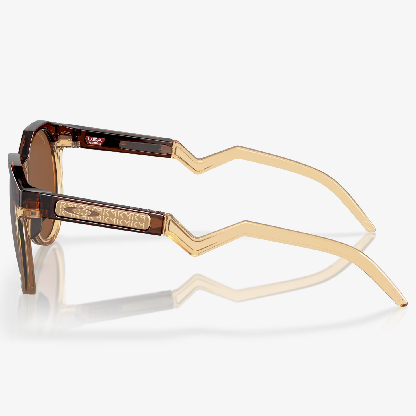 OAKLEY solbriller HSTN KM mørk rav med prizm tungsten