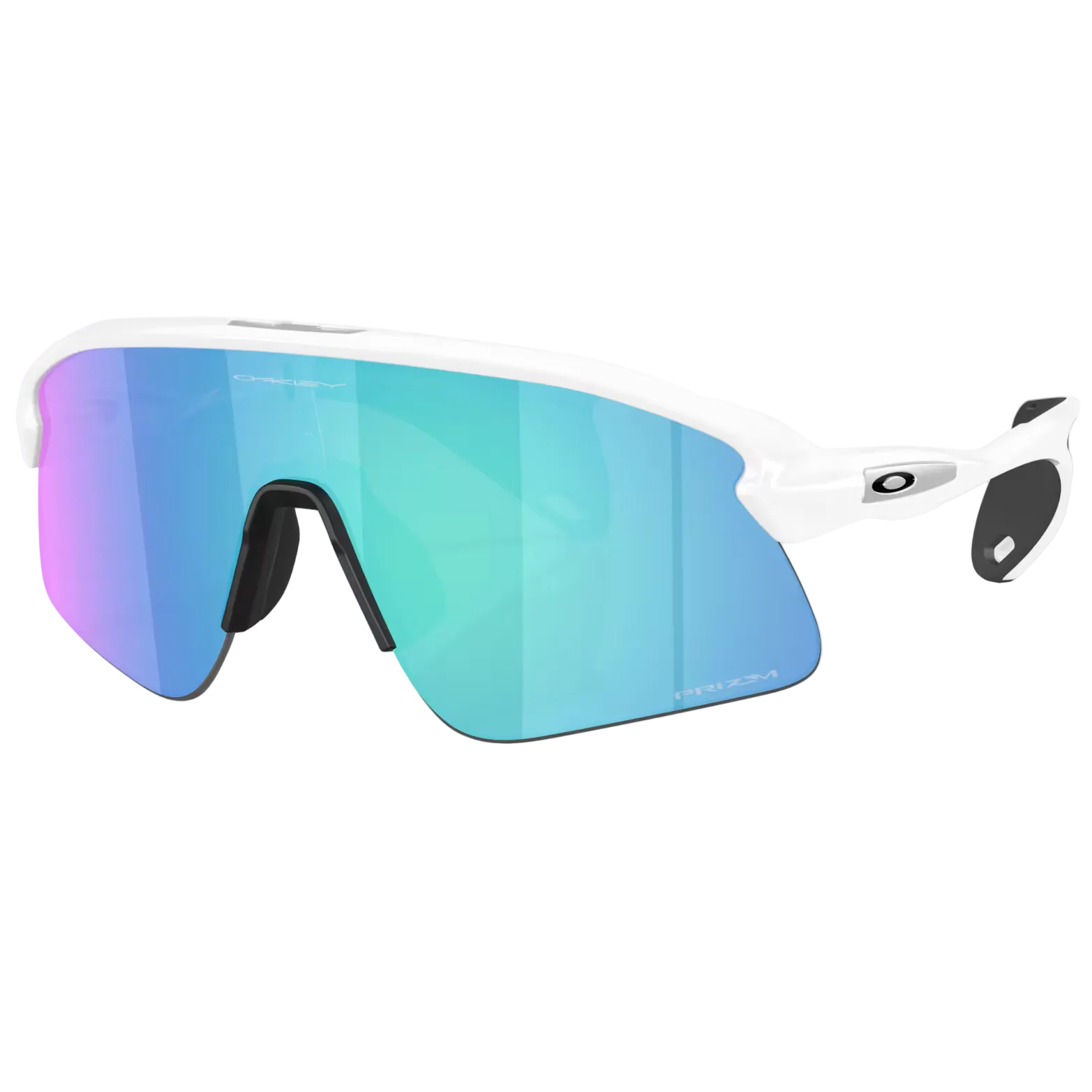 OAKLEY Stunt Devil mat hvid med prizm sapphire solbriller