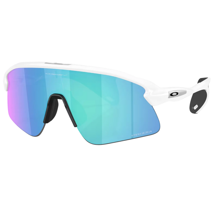 OAKLEY Stunt Devil mat hvid med prizm sapphire solbriller