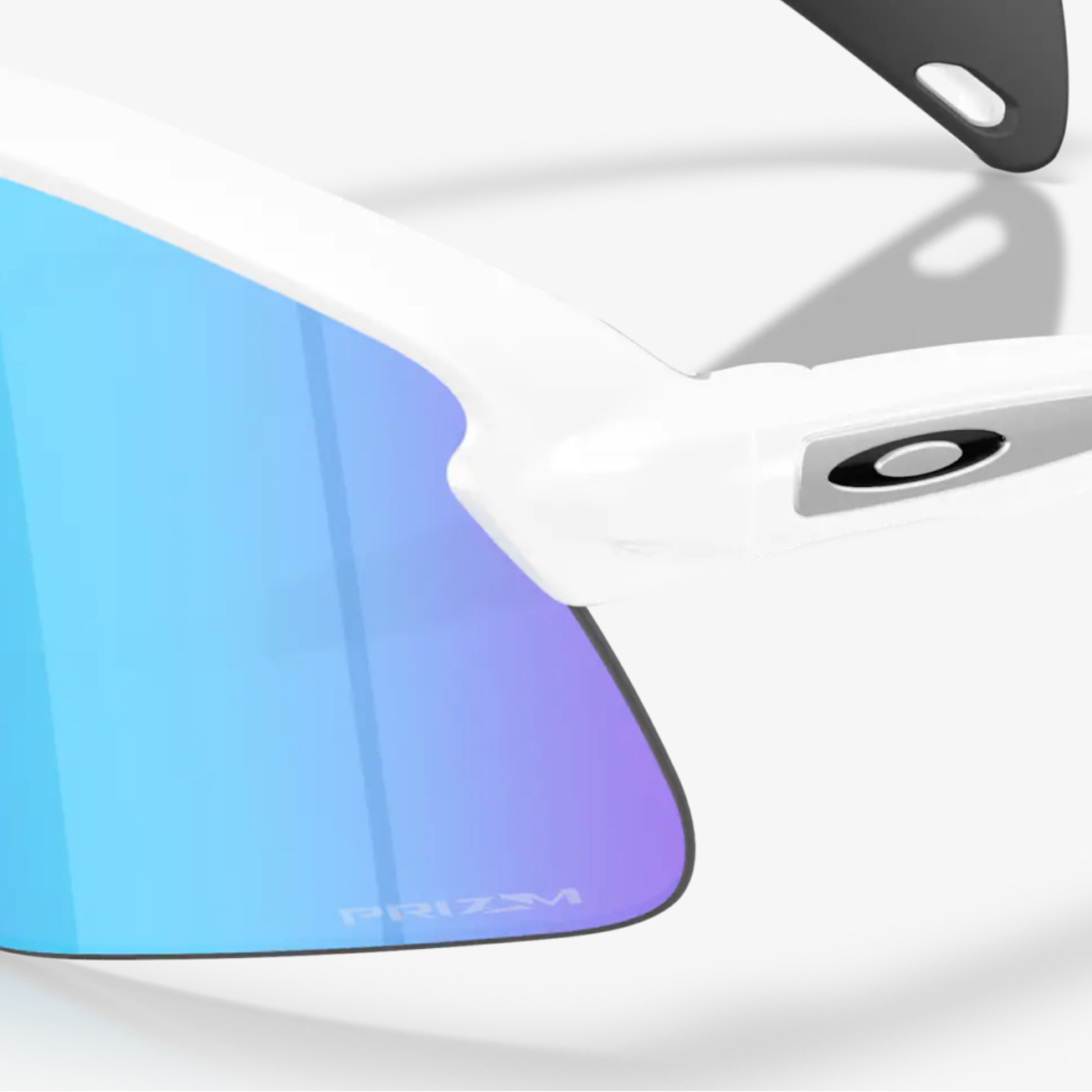 Lunettes OAKLEY Stunt Devil blanc mat avec prizm saphir