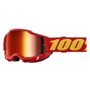 Occhiali 100% Accuri 2 JR rossi con specchio rosso