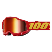 Occhiali 100% Accuri 2 JR rossi con specchio rosso