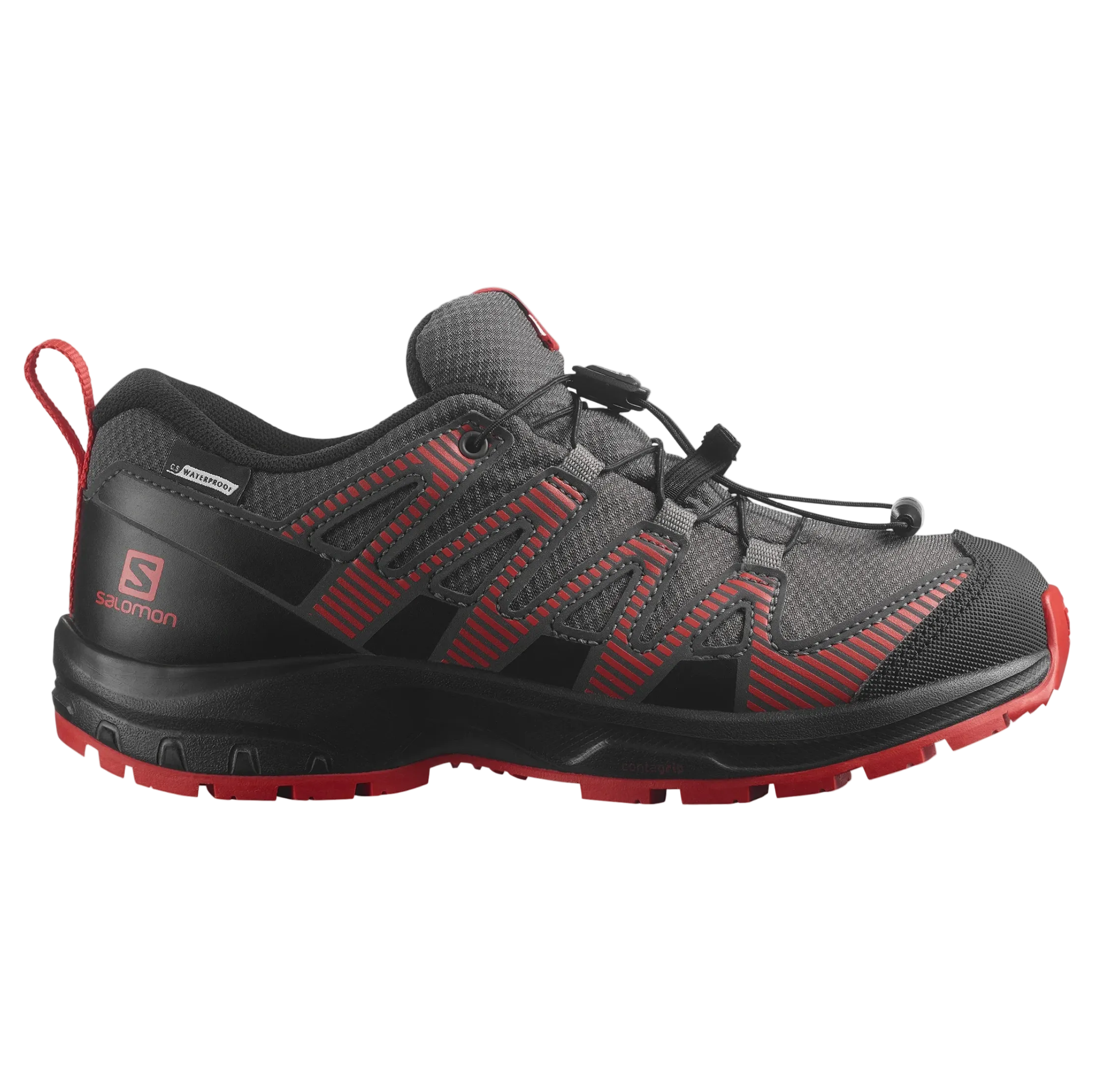 SALOMON batai XA Pro V8 CSWP K juoda/pilka/raudona