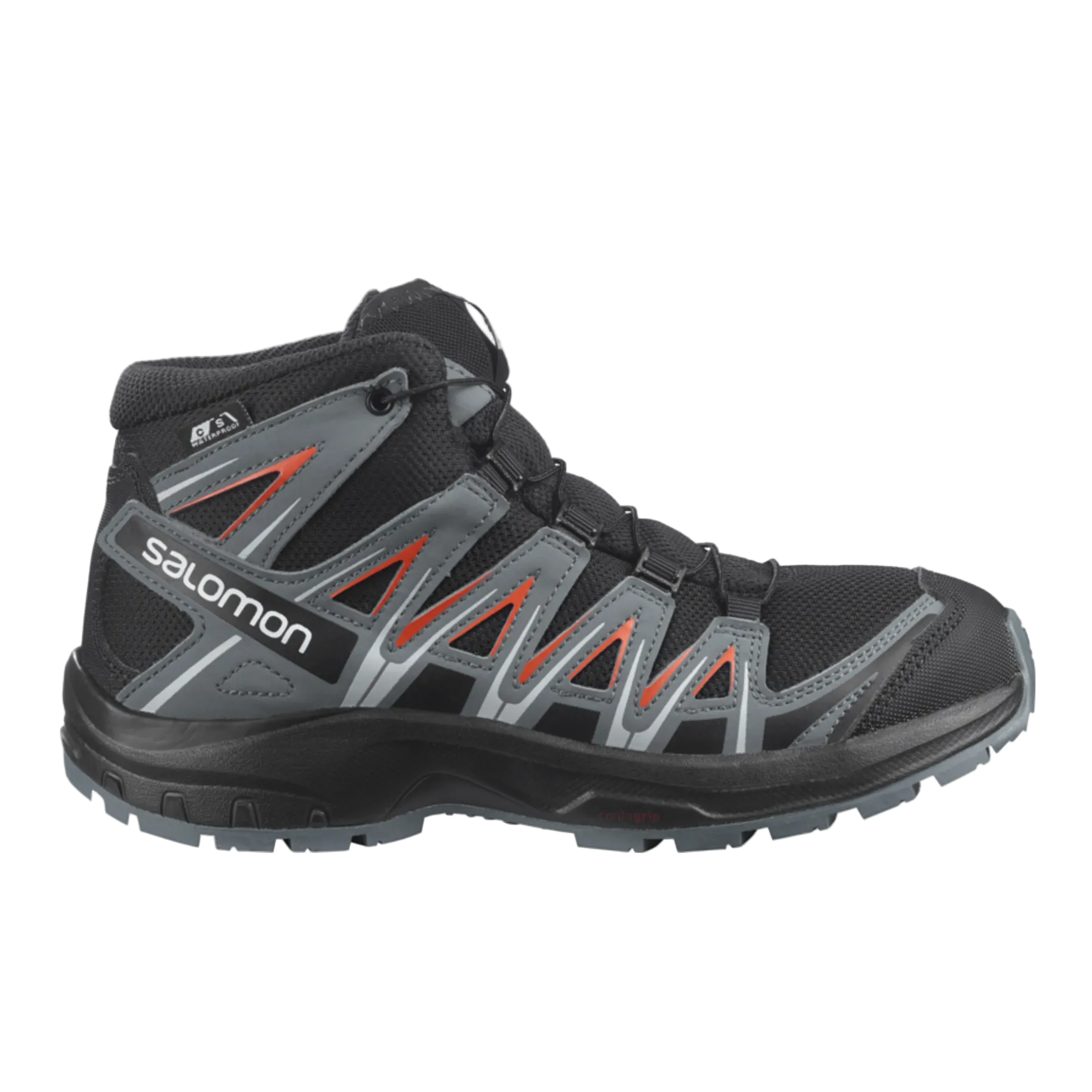 SALOMON Upholstery XA Pro 3D Mid CSWP J juoda/pilka/oranžinė