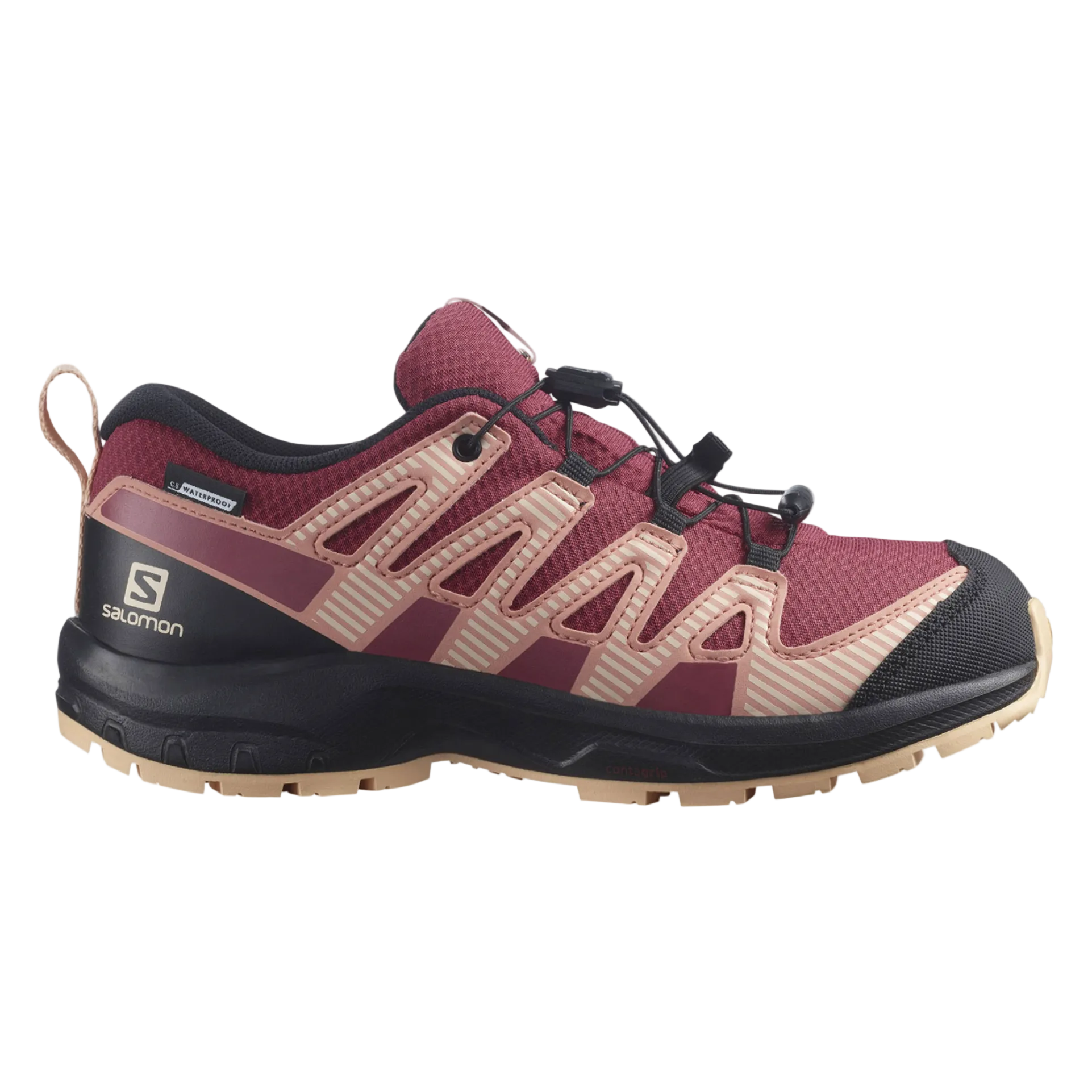 SALOMON batai XA Pro V8 CSWP K juoda/persiko/raudona
