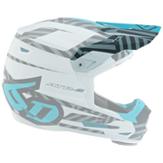 Daszek do kasku 6D ATR-2 Havoc cyan/biały