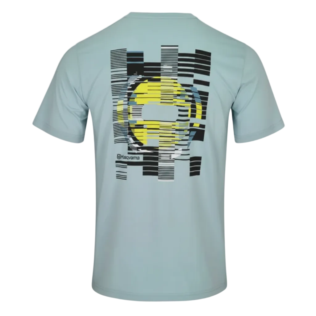 T-shirt HUSQVARNA Accelerate azzurro chiaro