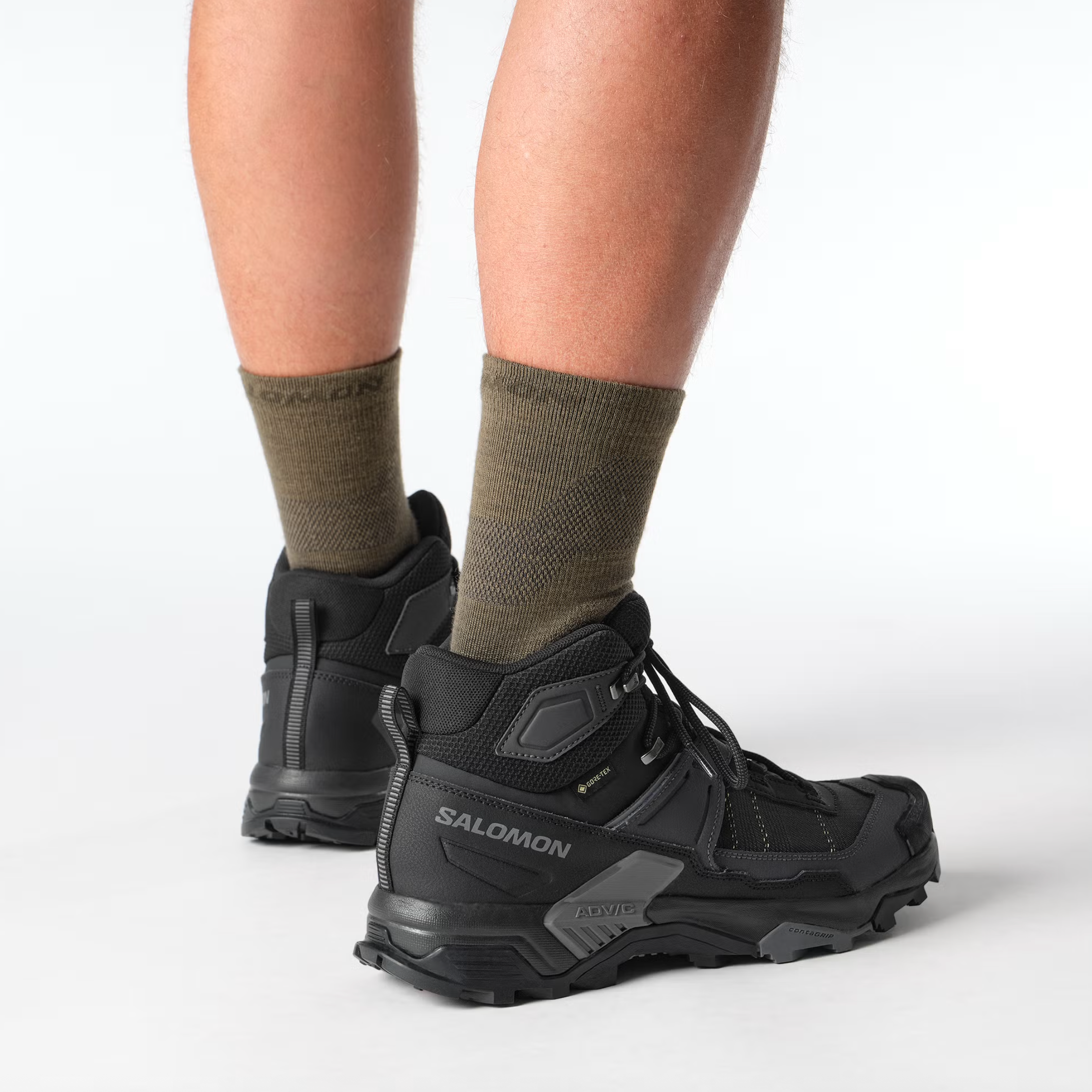 SALOMON sko X Ultra 5 Mid GTX sort/asfalt/castlerock