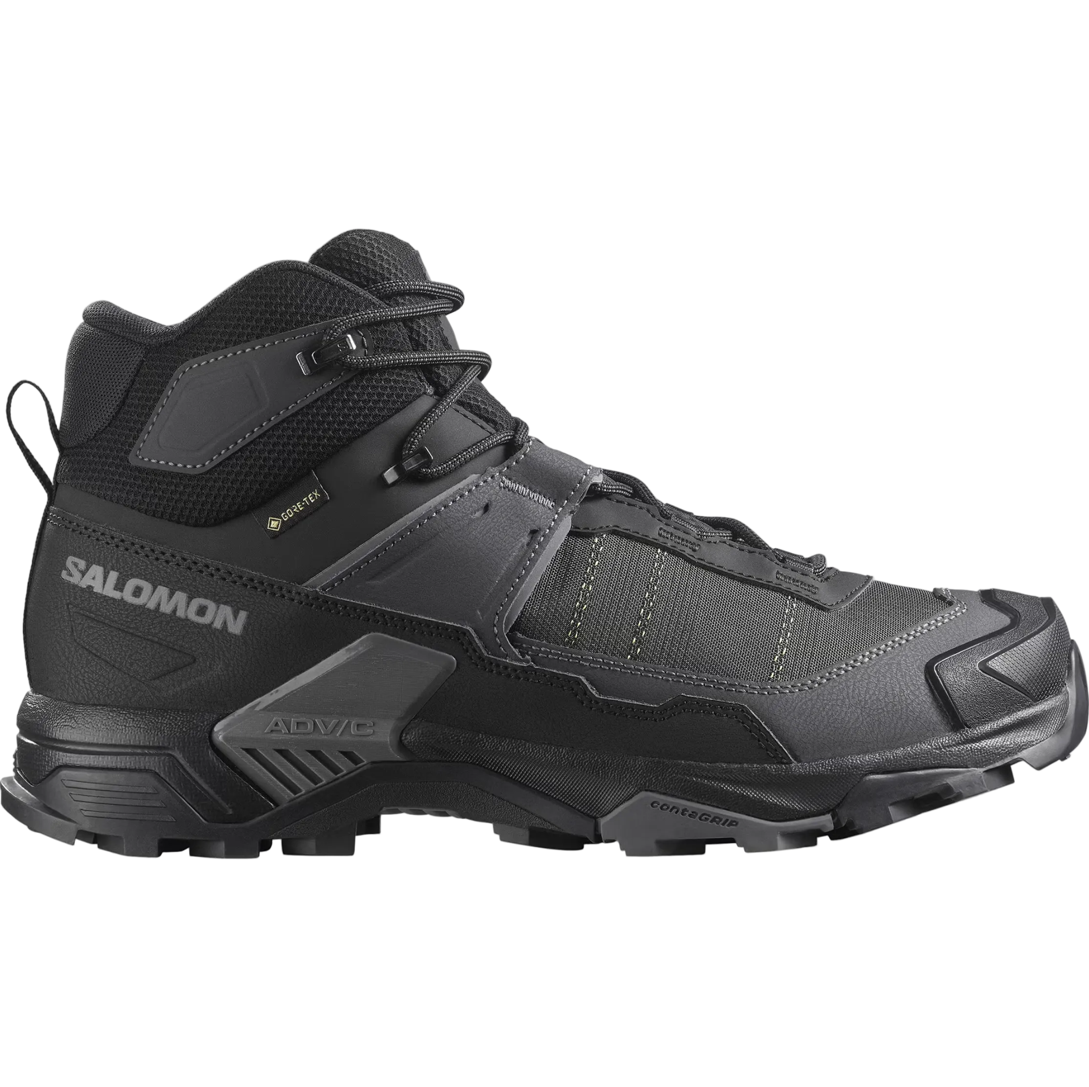 SALOMON Schuhe X Ultra 5 Mid Wide GTX schwarz/Asphalt/Castlerock