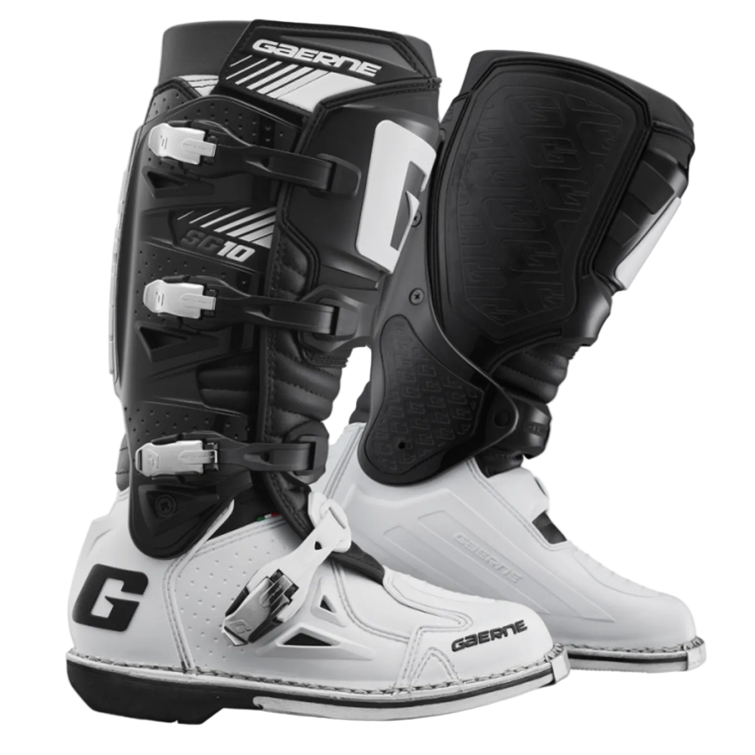 GAERNE SG 10 saapad valge/must