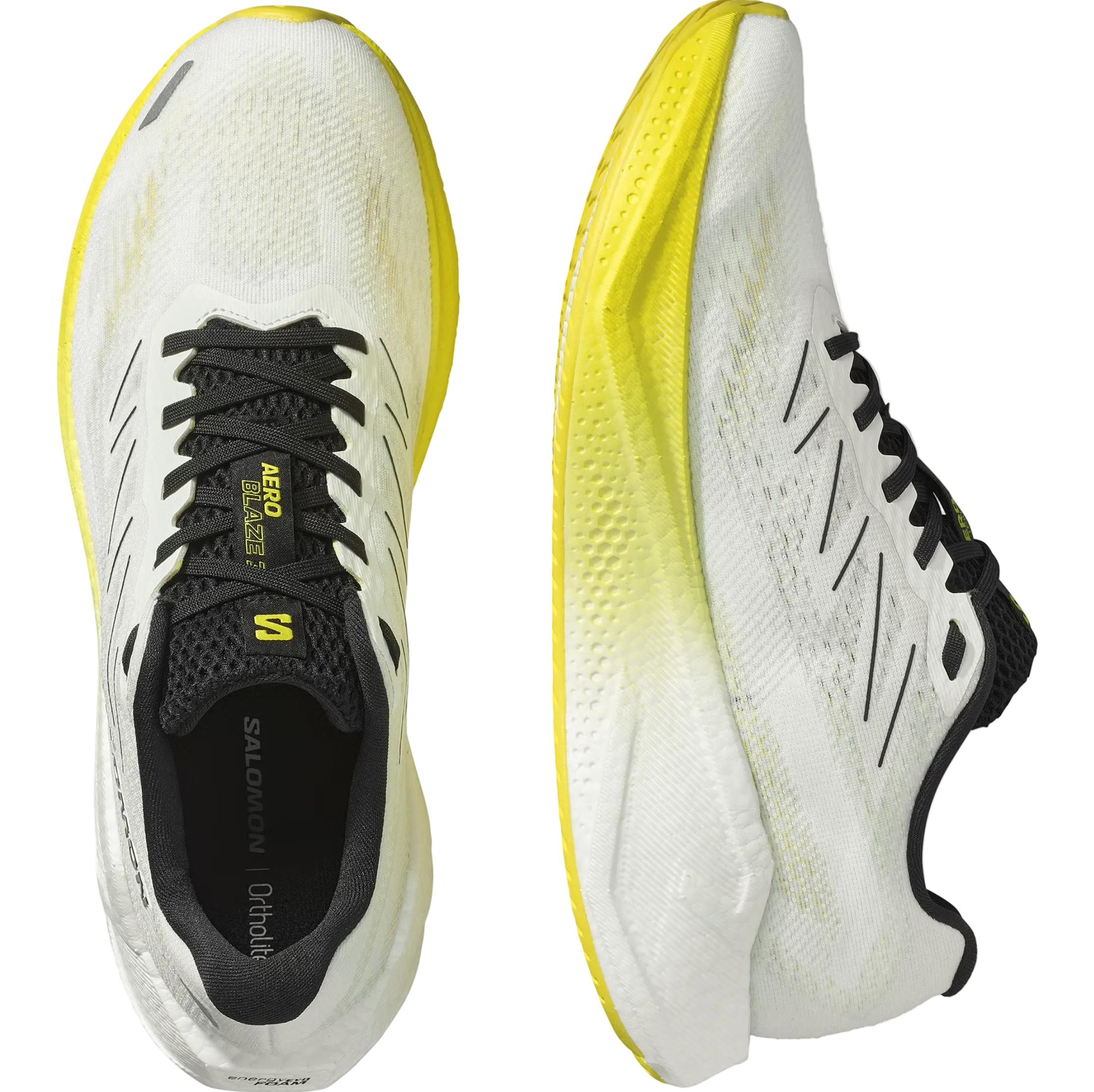 Scarpe SALOMON Aero Blaze 3 bianco/nero/giallo acceso