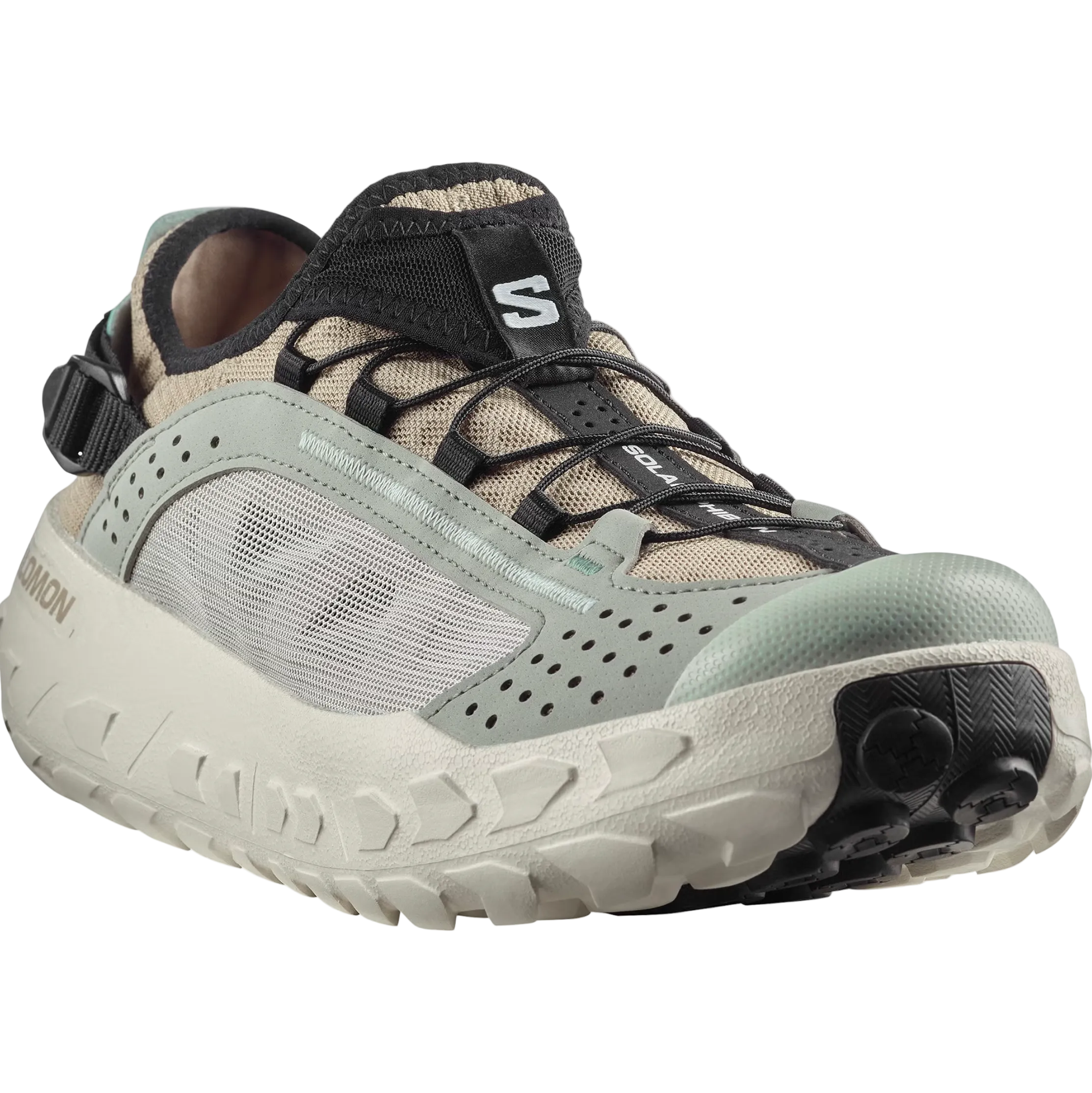 Chaussures SALOMON Solamphibian tan désert/fer forgé/aqua clair