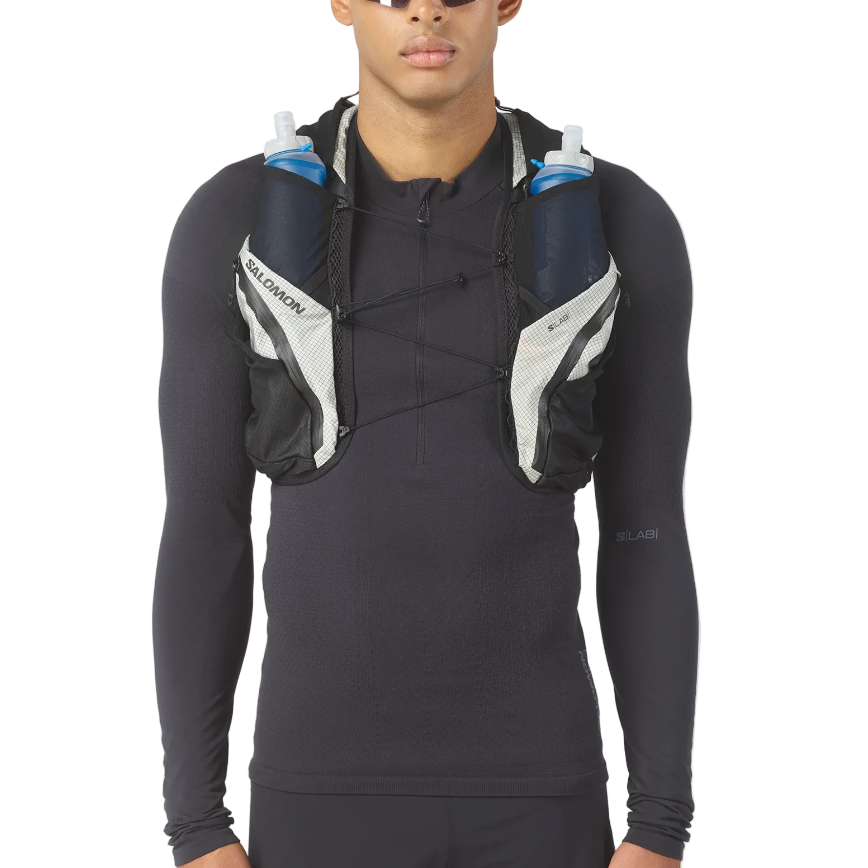 SALOMON vest with hydration S/Lab Adventure 20 Set black/white