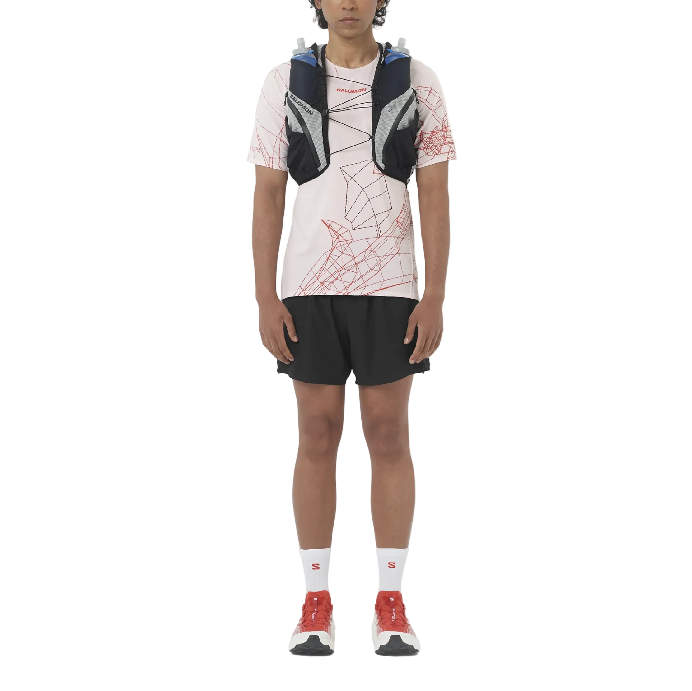 SALOMON vest with hydration S/Lab Adventure 20 Set black/white