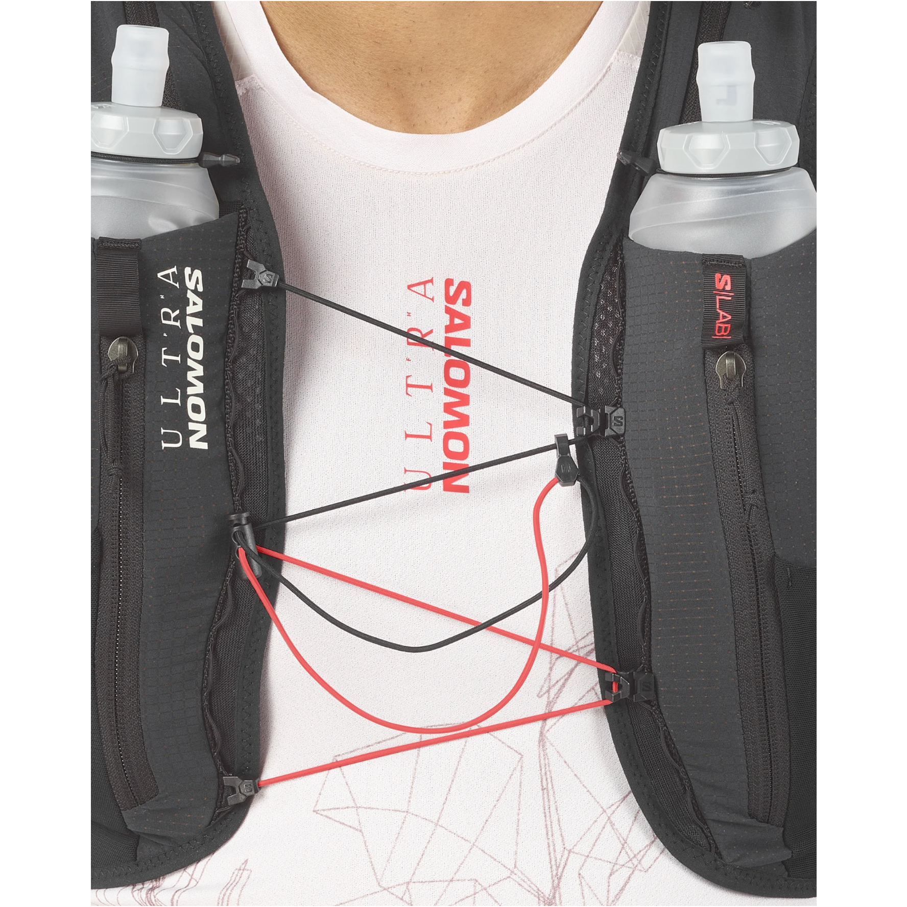 SALOMON Weste mit Hydration S/Lab Ultra 12 schwarz