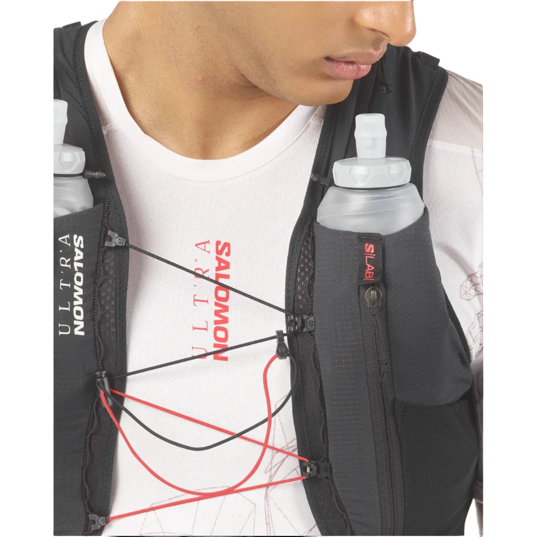 SALOMON Weste mit Hydration S/Lab Ultra 12 schwarz