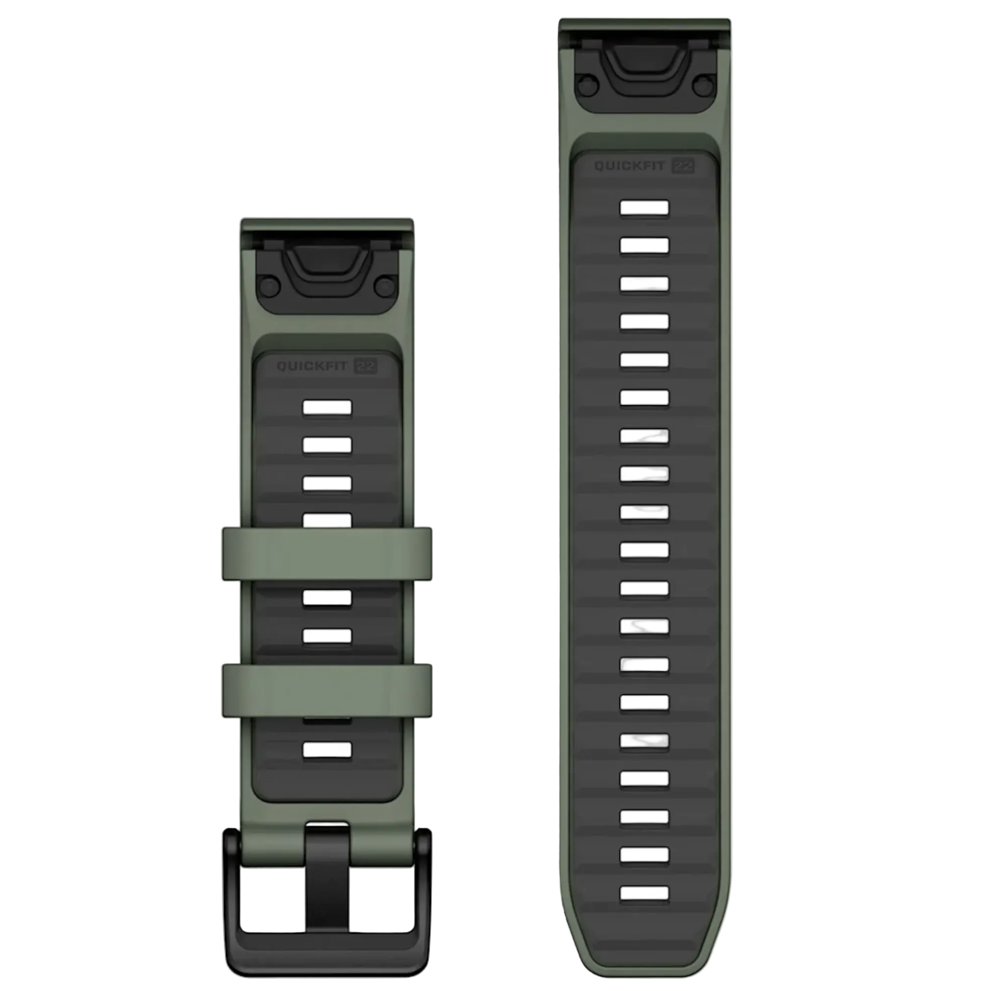 Cinturino orologio GARMIN Quickfit 22mm Silicone willow/graphite
