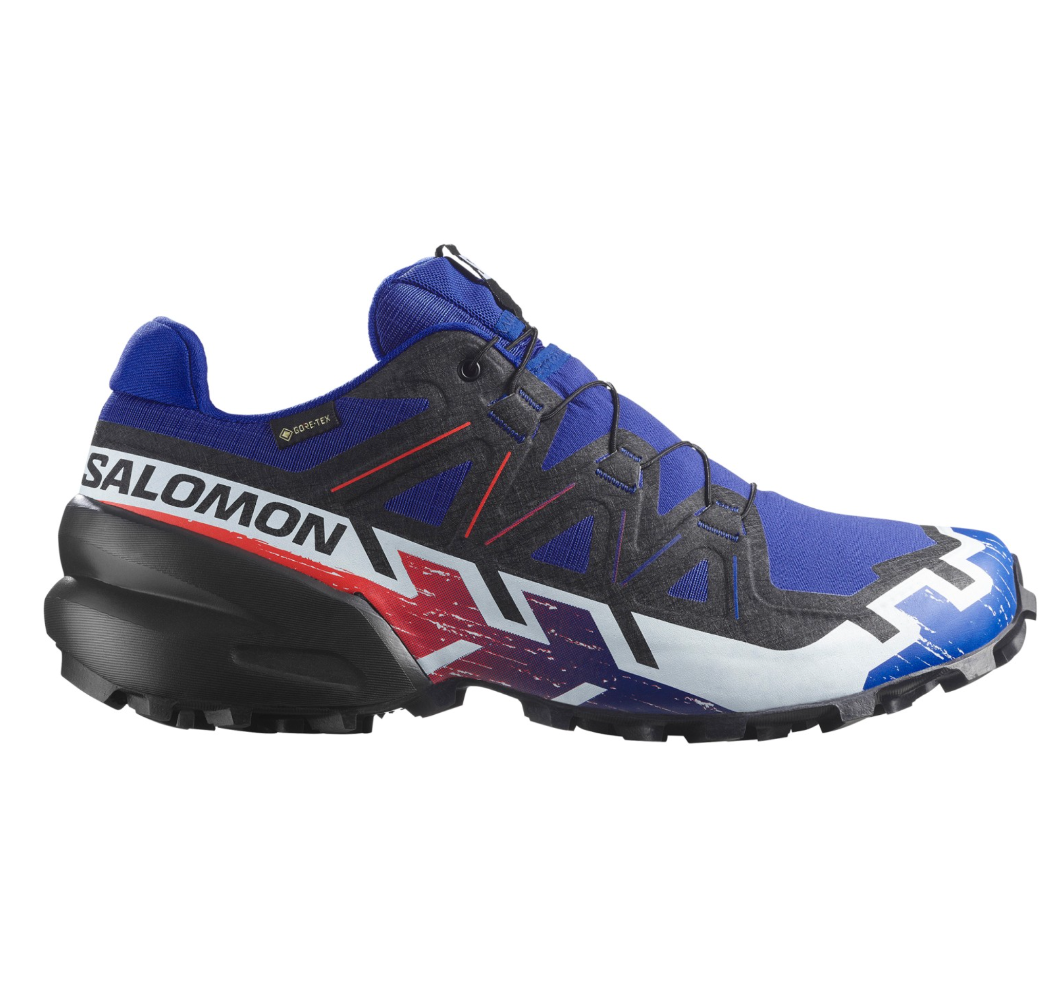 Chaussures SALOMON Speedcross 6 GTX Équipe surf the web/rouge flamboyant/blanc