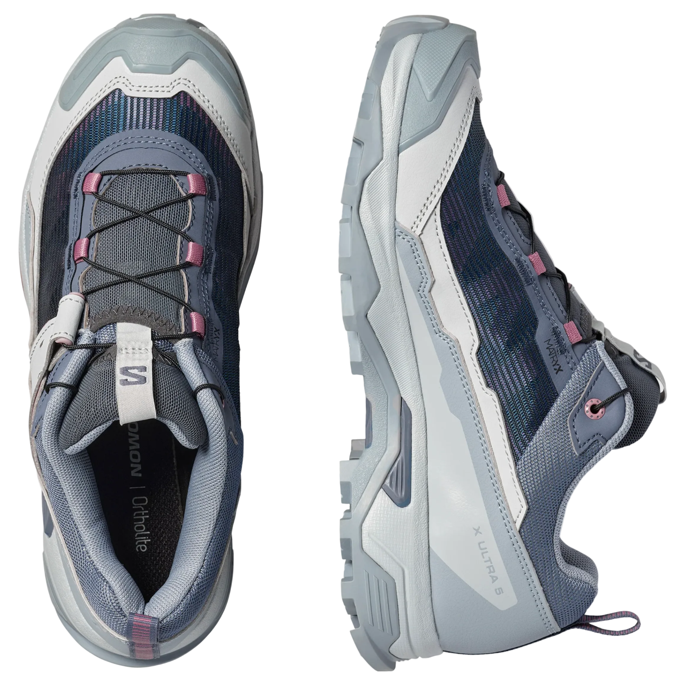 Buty SALOMON X Ultra 5 W grisaille/tradewinds/dusky orchid
