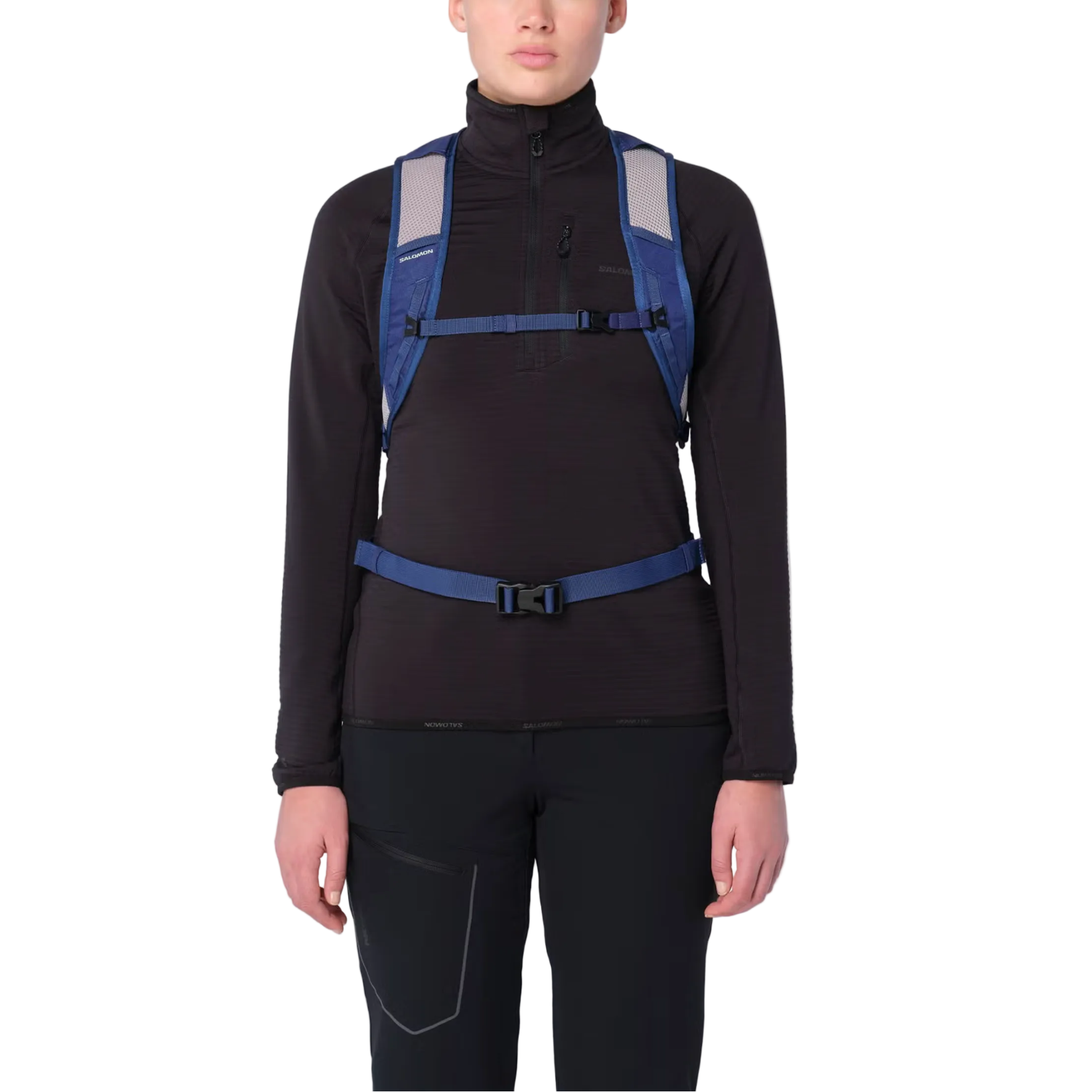 SALOMON backpack Trailblazer 10 mazarine blue/ghost grey