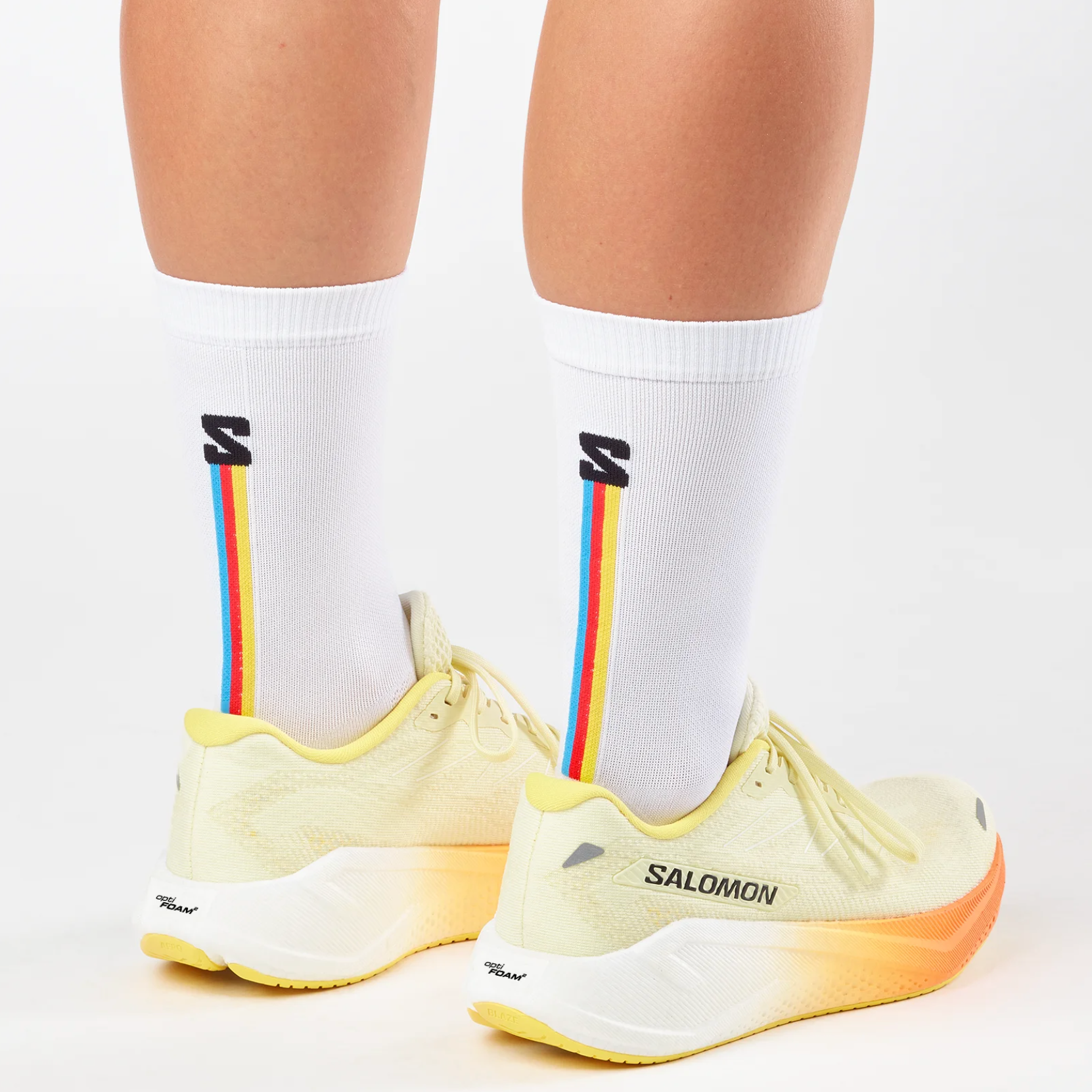 Chaussures SALOMON Aero Blaze 3 W transparent yellow/white/nectarine