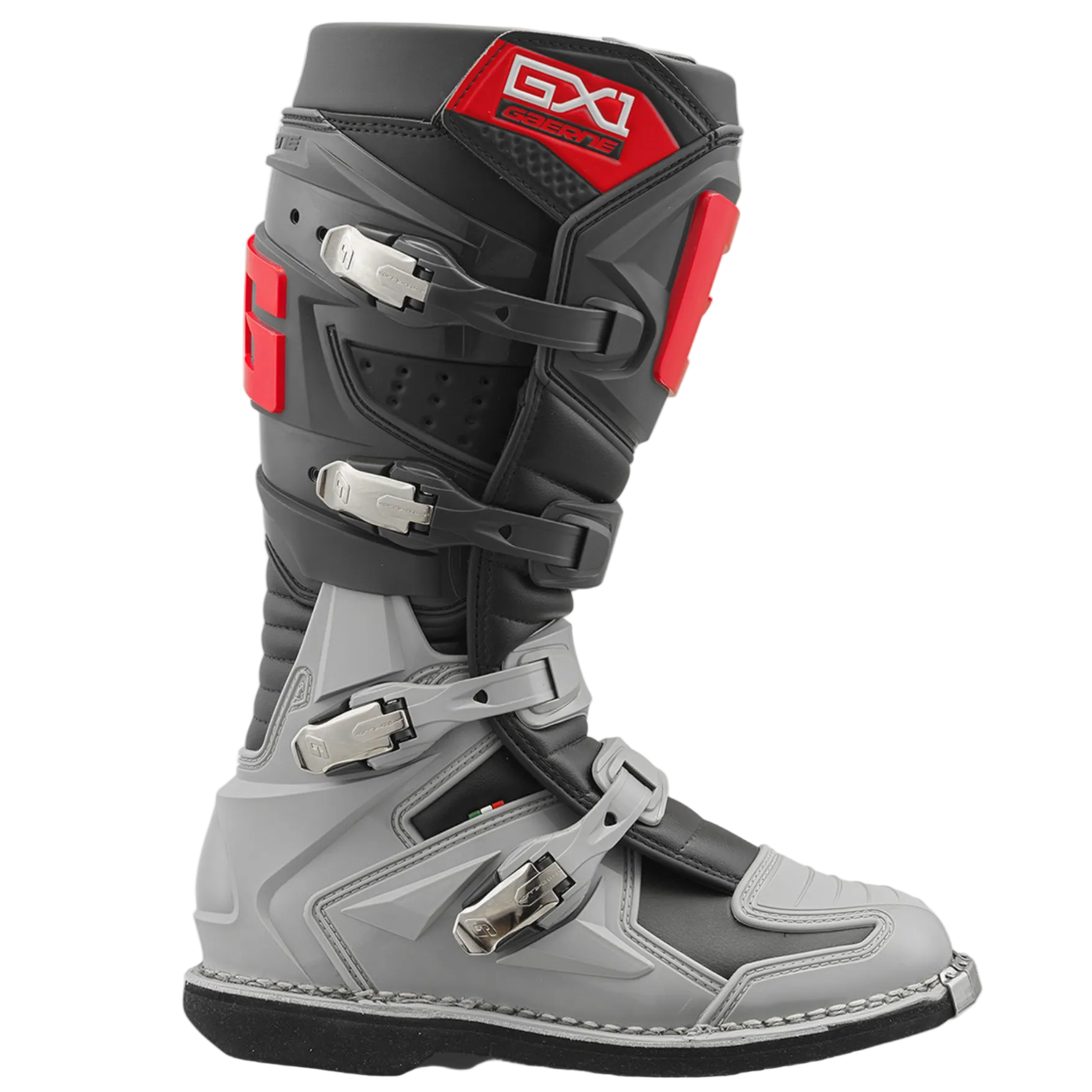 GAERNE laarzen GX1 antraciet/grijs/rood