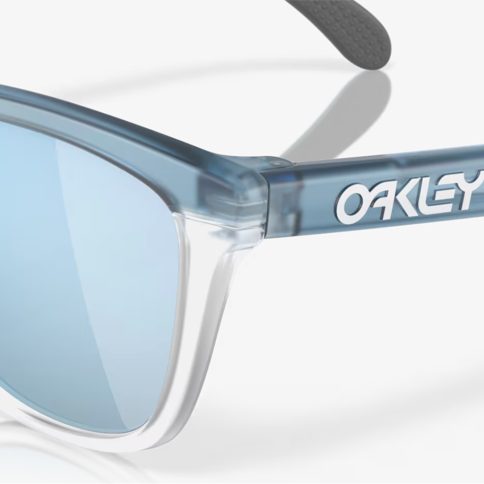 OAKLEY zonnebril Frogskins Range trans stonewash clear met prizm deep water polar