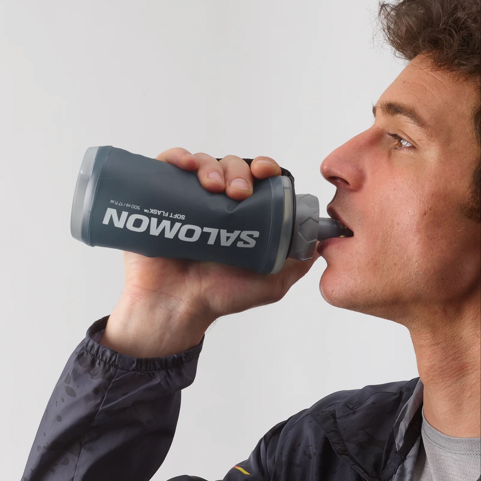 SALOMON drikkeblære Active Handheld 500ml sort/grå