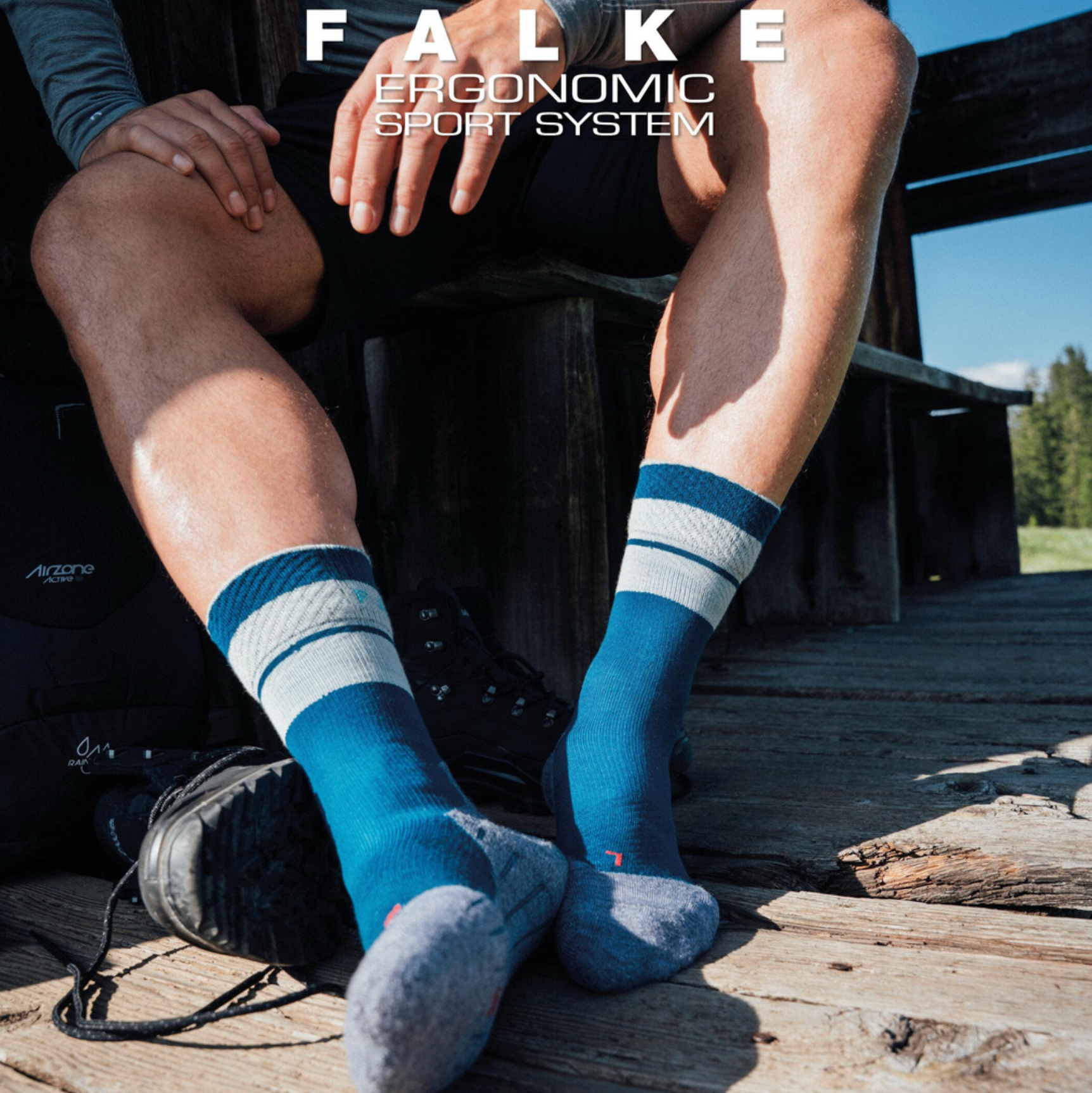 FALKE sokker TK COMPRESSION blå/lilla