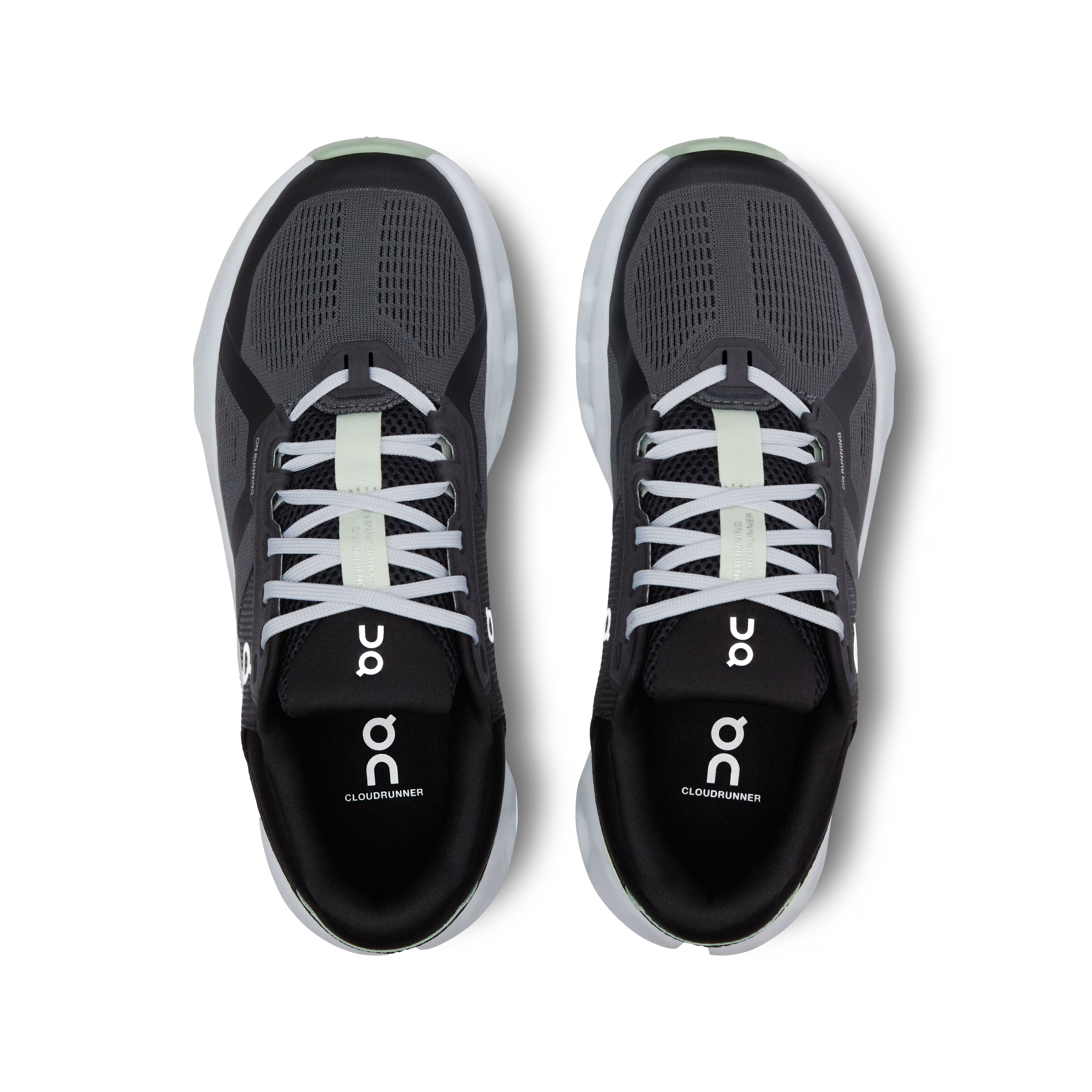 Chaussures ON Cloudrunner 2 Wide W gris/vert clair