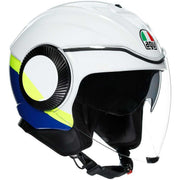 AGV kiiver Orbyt Block valge/sinine/kollane
