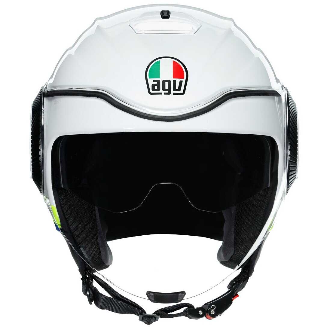 AGV kiiver Orbyt Block valge/sinine/kollane