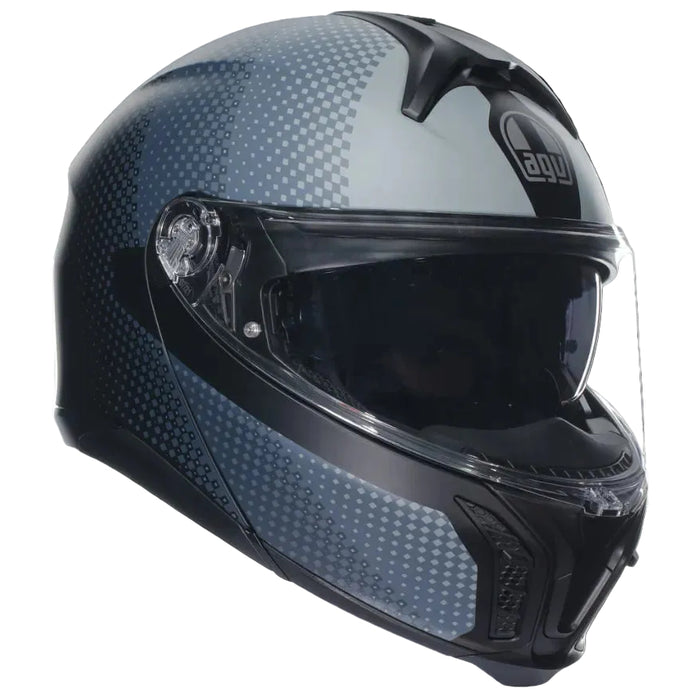 Casco AGV Tourmodular Textour nero opaco/grigio