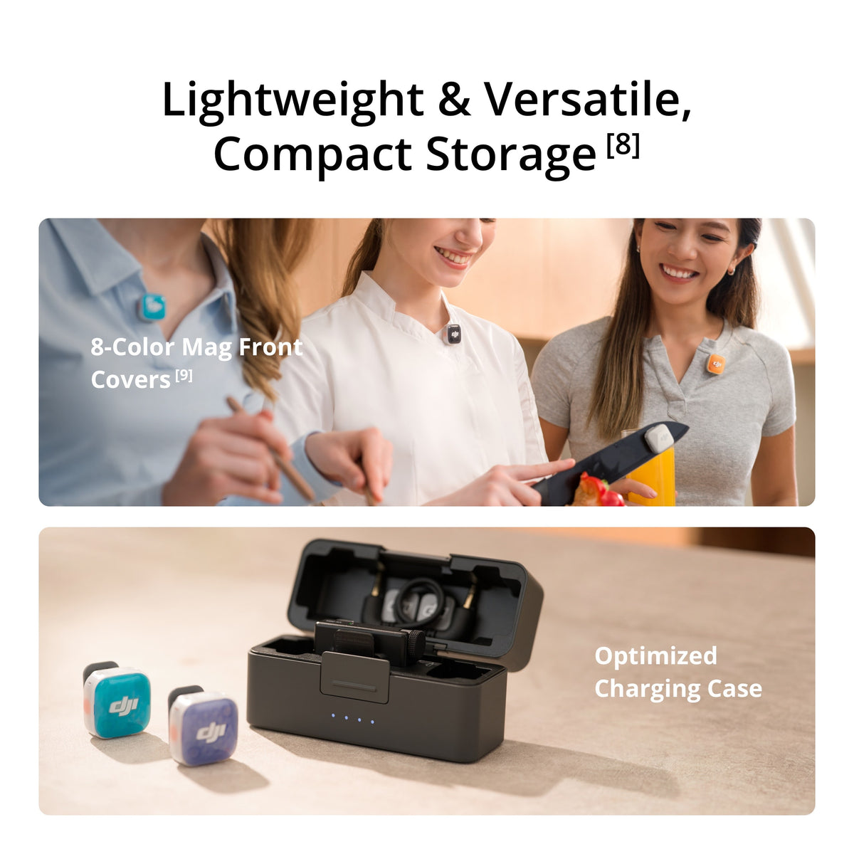 DJI Mic Mini 2S (2 TX + 1 RX + opladningsetui)