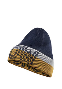 Cappello FALKE invernale Skiing Beanie blu/giallo/bianco