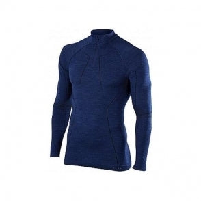 Maglia termica FALKE LS Zip MW blu S
