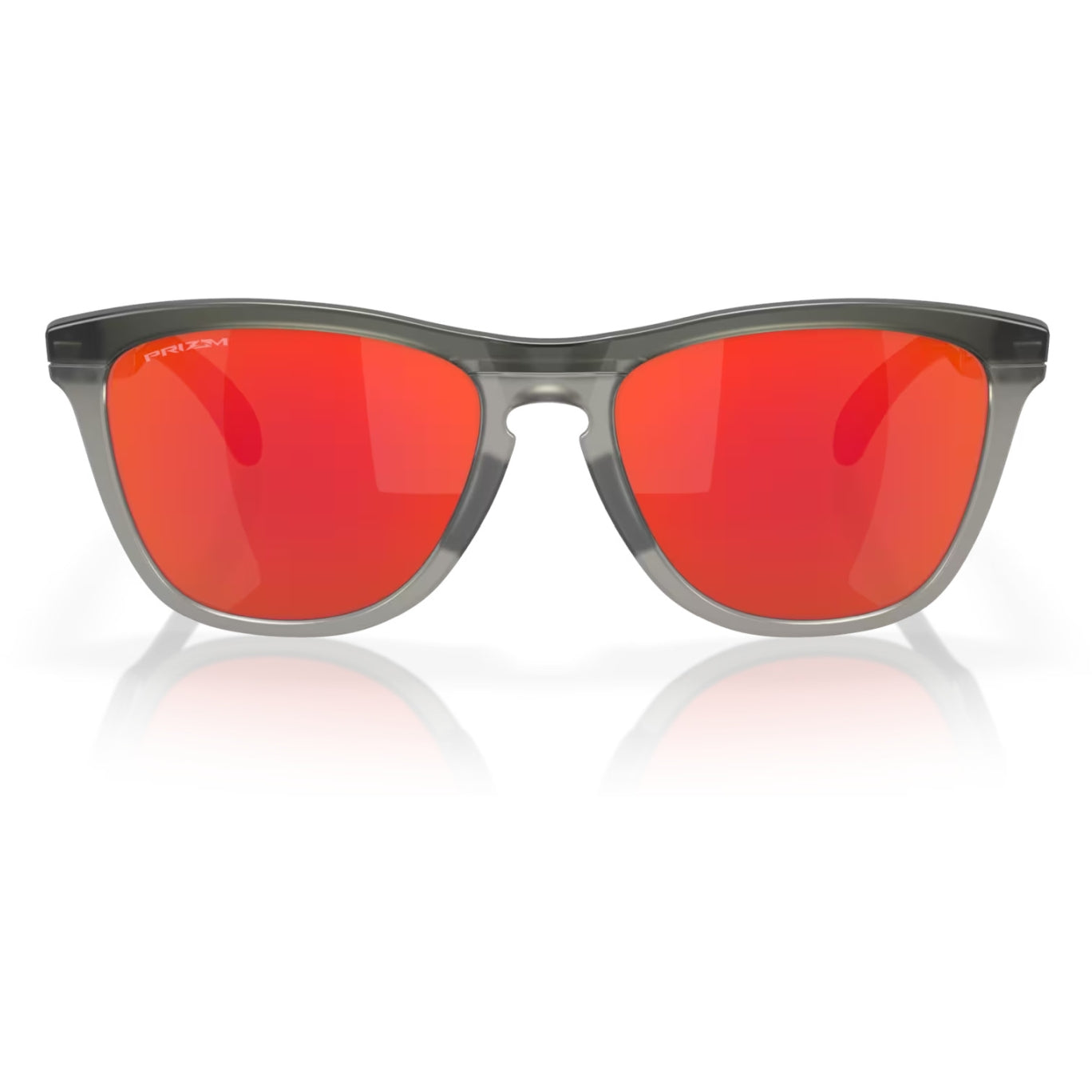 OAKLEY Sonnenbrille Frogskins Range matt Grau Rauch mit Prizm Ruby