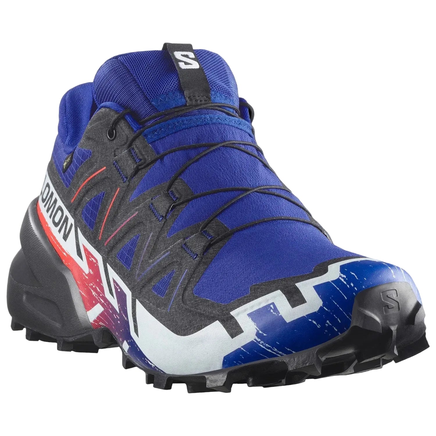Chaussures SALOMON Speedcross 6 GTX Équipe surf the web/rouge flamboyant/blanc