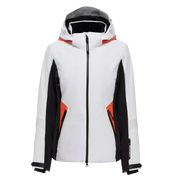 DAINESE striukė Speed Demon Lab Domeair Pro WMN balta/tempta limo/koralo spalvos