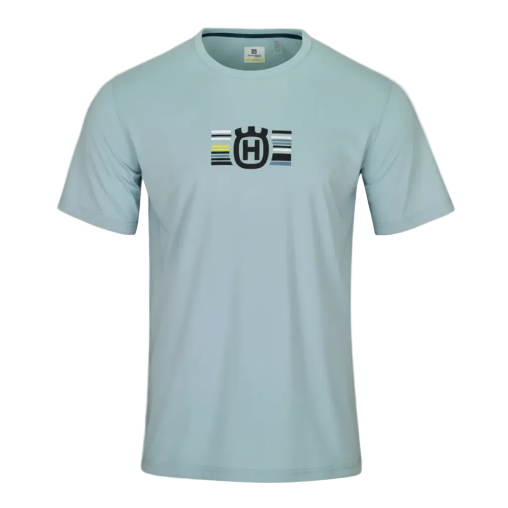 T-shirt HUSQVARNA Accelerate azzurro chiaro