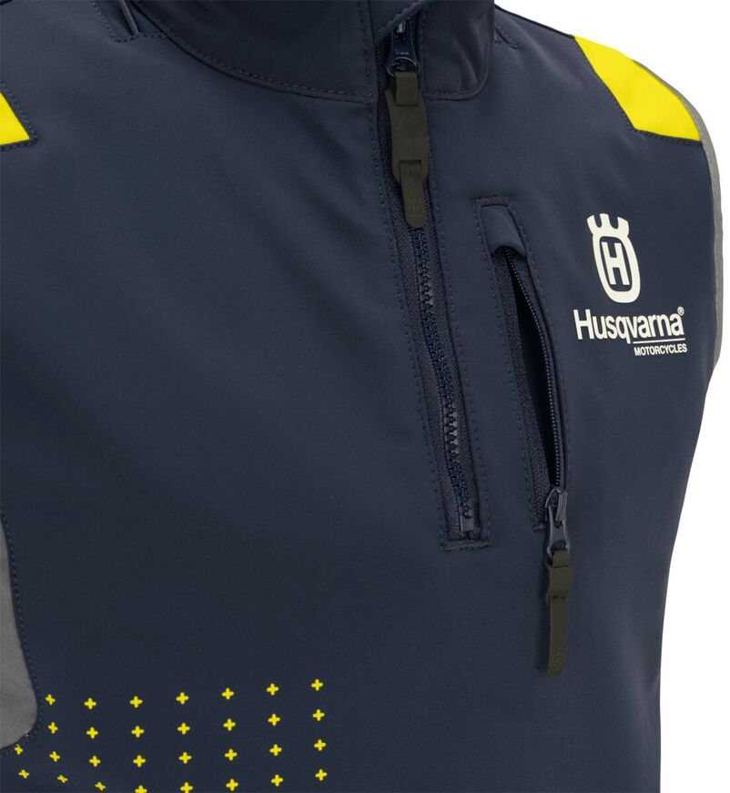 Gilet HUSQVARNA Kids Railed blu